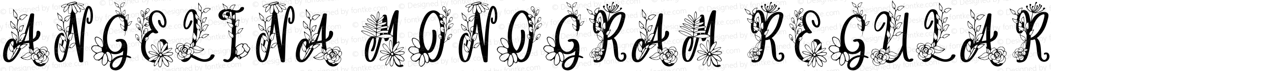 Angelina Monogram Regular