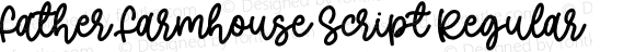 Father Farmhouse Script