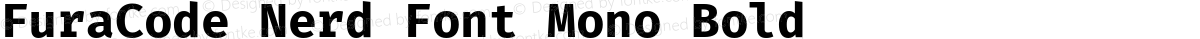 FuraCode Nerd Font Mono Bold