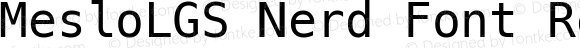 MesloLGS Nerd Font Regular