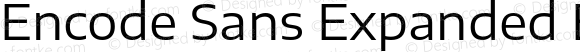 Encode Sans Expanded Expanded Regular