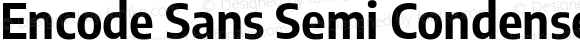 Encode Sans Semi Condensed Bold