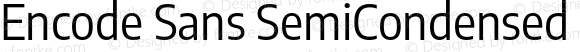 Encode Sans SemiCondensed SemiCondensed Regular