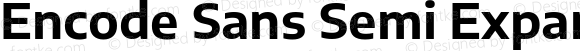 Encode Sans Semi Expanded Bold