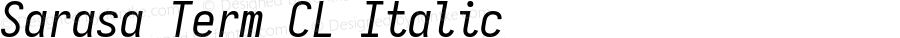 Sarasa Term CL Italic