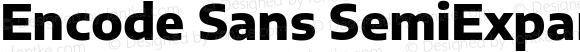 Encode Sans SemiExpanded SemiExpanded ExtraBold