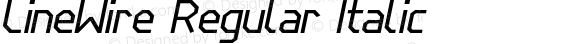 LineWire Regular Italic