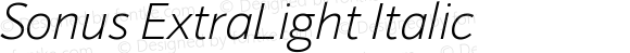 Sonus-ExtraLightItalic