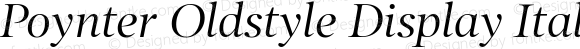 PoynterOldstyleDisplay-Italic