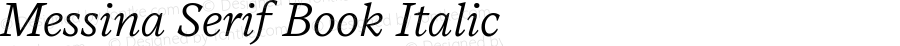 MessinaSerif-BookItalic