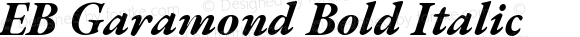 EB Garamond Bold Italic