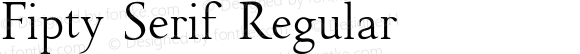 Fipty Serif Regular