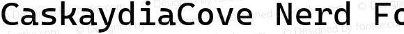 CaskaydiaCove Nerd Font Mono Regular