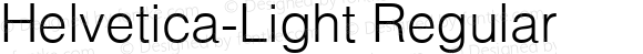 Helvetica-Light Regular