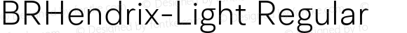 BRHendrix-Light Regular