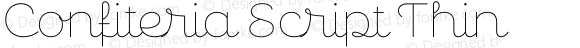 Confiteria Script Thin