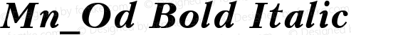 Mn_Od Bold Italic