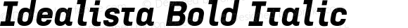 Idealista Bold Italic