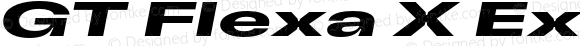 GT Flexa X Expanded Bold Italic