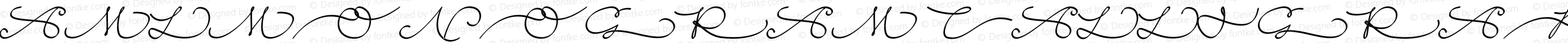 AMLMonogram Calligraphy 02