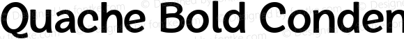 Quache Bold Condensed