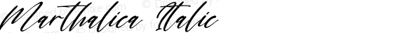 Marthalica Italic