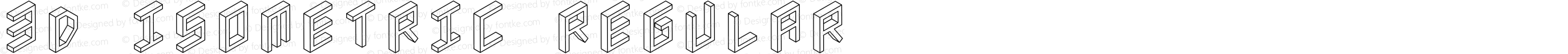 3D Isometric Regular