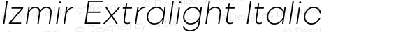 Izmir Extralight Italic