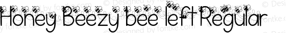 Honey Beezy bee left Regular Version 1.00;March 5, 2019;FontCreator 11.5.0.2430 64-bit