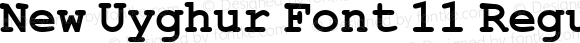 New Uyghur Font 11 Regular