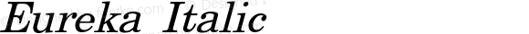 Eureka Italic