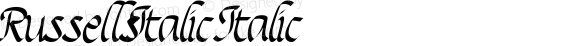 RussellsItalic Italic