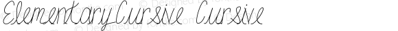 ElementaryCursive Cursive