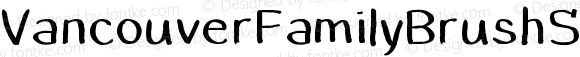 VancouverFamilyBrushSans Medium