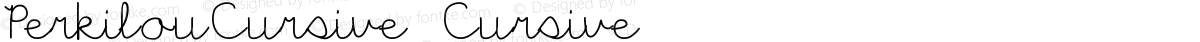 PerkilouCursive Cursive