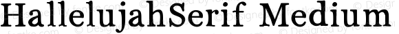 HallelujahSerif Medium