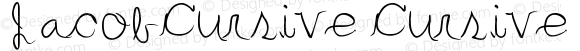 JacobCursive Cursive