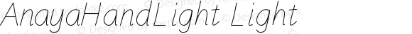 AnayaHandLight Light