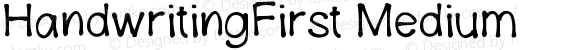 HandwritingFirst Medium