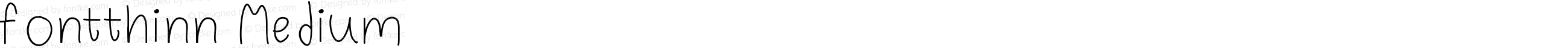 fontthinn Medium