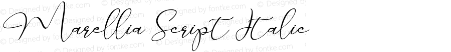 Marellia Script Italic