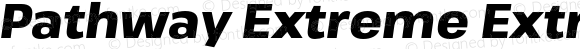 Pathway Extreme Extra Bold Italic
