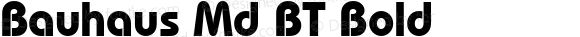 Bauhaus Md BT Bold mfgpctt-v1.58 Thursday, March 4, 1993 10:57:46 am (EST)