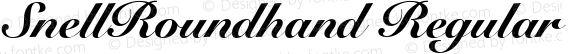 Snell Roundhand Black Script