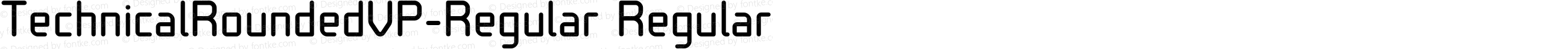 TechnicalRoundedVP-Regular Regular