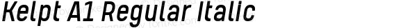 Kelpt A1 Regular Italic