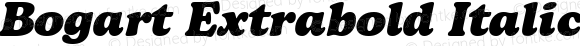 Bogart Extrabold Italic