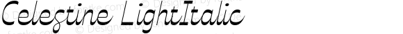 Celestine Light Italic