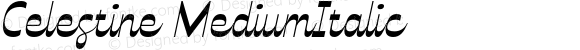 Celestine Medium Italic