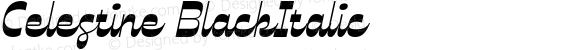 Celestine Black Italic